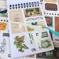 thumbnail image 3 of Pegatinas Vintage para Scrapbooking, 50 Hojas Precortadas de Washi Diario, Suministros Diarios Basura B, 3 of 5