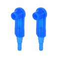 thumbnail image 1 of 2 Pcs Pump Car Brake Oil Exchange Tool Blue Air Fluid Bleeder Connector, 1 of 1