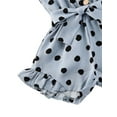 thumbnail image 4 of Kiapeise Girls Polka Dot Playsuit with Belt,Ruffles Strap Jumpsuit, 4 of 6
