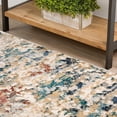 thumbnail image 2 of Addison Rugs Grayson 5'1" x 7'5" Plush Abstract Fabric Area Rug in Earth/Multi, 2 of 8