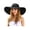 Black, variant on Fashion Sun Hats for Women Oversize Wide Brim Straw Beach Hat Floppy Foldable Roll-Up Summer Vacation UPF 50+ ﻿