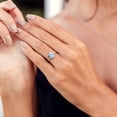 thumbnail image 5 of Everly Women's Topaz 10K White Gold Engagement Ring, 5 of 8