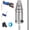 1PC,A, variant on 3-in-1 Pipe & Valve Extractor, New Broken Pipe Extractor Tool, Reverse Thread Remover for 1/2" 3/4" 1" Pipes, Electric Drill Internal Pipe Wrench for Rusted Damaged Faucet Bolts (1PC,A)