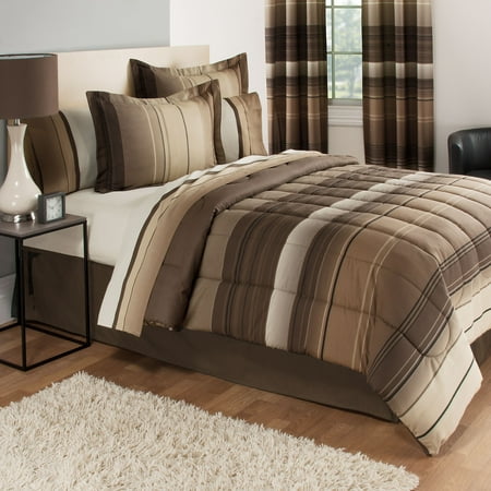 Mainstays Ombre Coordinated Bedding Set With Bedskirt Bed In A Bag