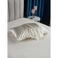 thumbnail image 2 of Move Over Taupe Satin Pillowcases Queen, Silk like Satin Pillow Cover Set of 2, Silky Microfiber Solid Pattern, 2 Pack, 2 of 7