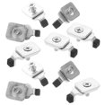 thumbnail image 2 of 20pcs Curtain Track Replacement Plugs End Stop for Ceiling Window Rail Flexible Stopper Durable Curtain Rail Accessories DIY Fix, 2 of 5
