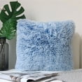 thumbnail image 2 of xiaxaixu Cushion Cover Soft Solid Color Zipper Closure Square Plush Pillow Case, 2 of 4