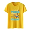 thumbnail image 4 of Daisyyozoid T-Shirt Joyeuse Fête des Mères pour Femmes Col Rond Imprimé Lettre Manches Courtes Décontracté, 4 of 5