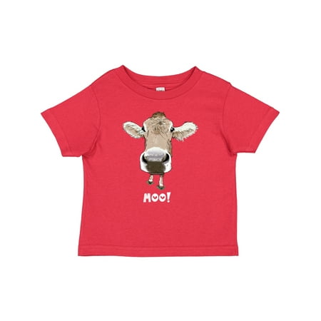 

Inktastic Moo! Cute Brown Holstein Cow Boys or Girls Baby T-Shirt