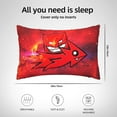 thumbnail image 2 of Throw Pillow Covers 20x30 Inch, Geometry Dash Decorative Pillow Case for Sofa Couch Chair Bedroom Modern Decor, 2 of 7