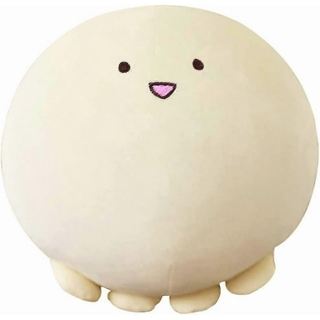 Octopus Stuffed Animals Plush Toy Fat Chubby Cartoon Plush Hugging Pillow Super Soft Dinosaur Doll Gift (Green 11.8 Inch)