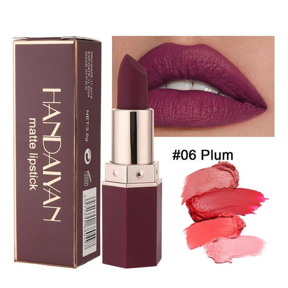 TopLLC Ladies Makeup Hydrating Long Lasting Matte Lip No Sticking Gloss Lipstick The Lipstick