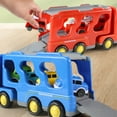 thumbnail image 5 of Esaierr 3-5Y Baby Toddler Large Double Storage Truck Toys Music & Lights Construction Car Toys Inertia Car Boy Toys, 5 of 5