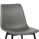 thumbnail image 5 of Silla Armen Living Monte Mid Century de piel sintética gris antracita, 5 of 9