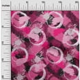 thumbnail image 2 of oneOone Cotton Silk Fuschia Pink Fabric Abstract Craft Projects Decor Fabric Printed By The Yard 42 Inch Wide, 2 of 5