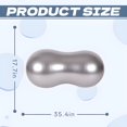 thumbnail image 2 of BESTSKY Exercise Ball,35.4"*17.7"*17.7" Yoga Ball For Pregnancy,Thickened Explosion-Proof Peanut Ball,Gray, 2 of 7