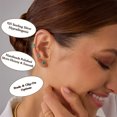 thumbnail image 4 of Beautlace 3 Pairs 925 Sterling Silver Cross Birthstone Earrings Set for Women, Flower Studs and Ear Cuffs Jewelry Set Birthday Christmas Anniversary Gift for Her, 4 of 13