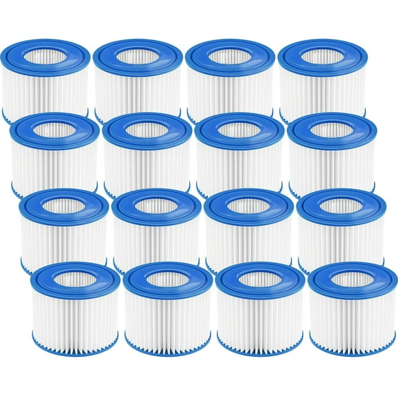 Type VI Hot Tub Filter Replacement for 60311E, 90424E, Compatible with Lay-Z-Spa, Coleman 90352E, 58323E, 58324 and All Inflatable Hot Tub Spas Requiring a Type VI Filter