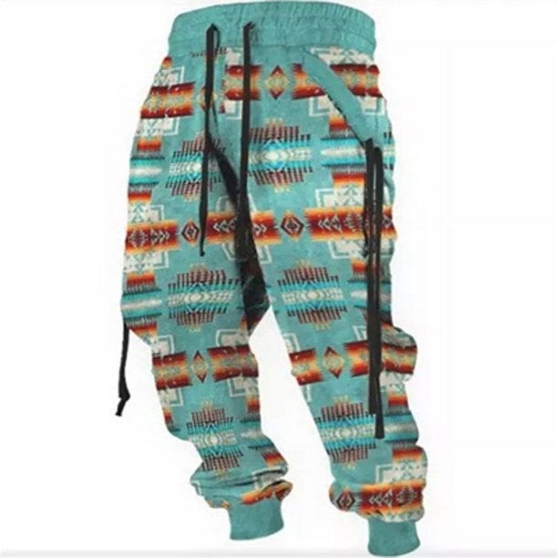 Pantalones largos Retro Y2k para hombre, sudaderas con capucha con cordón, pantalones de chándal Harajuku con estampado de patrón 3D, ropa deportiva informal de Hip Hop con bolsillo, otoño