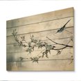 thumbnail image 2 of Designart "Oriental Design Tranquil Ink Harmony" Asian Art Print on Natural Pine Wood, 2 of 5