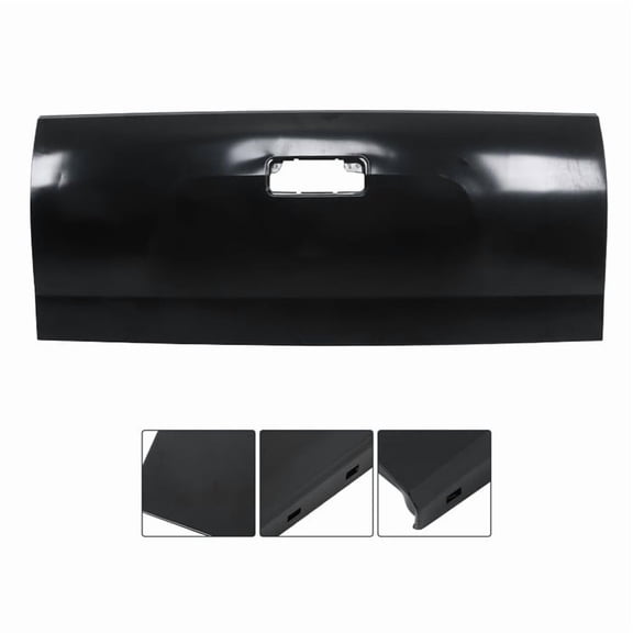 Pickup Primed Steel Rear Tailgate Shell New Black For Toyota Tundra  2007-2013