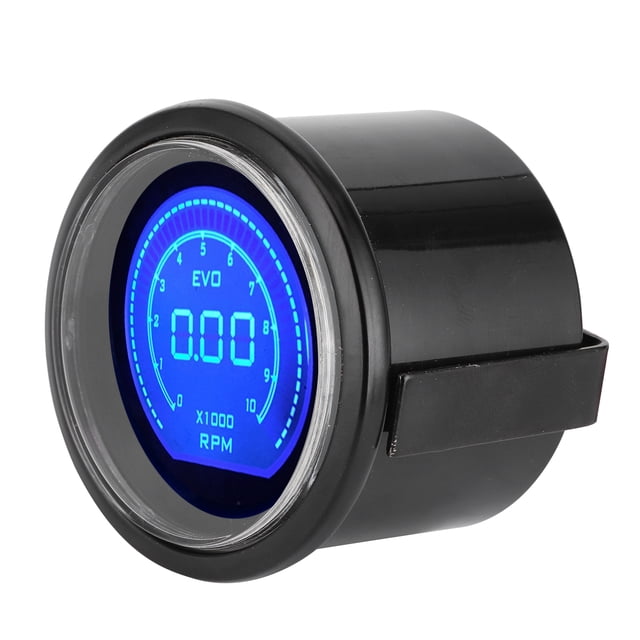 Medidor De RPM, Tacómetro LCD De aleación De Aluminio Y Plástico De 2 Pulgadas Para Automóvil De 12 V Con 8 Cilindros Para Automóvil De 12 V Con 6 Cilindros Para Automóvil De