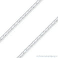thumbnail image 2 of 1.6mm Classic Snake Link Italian Chain Bracelet in .925 Sterling Silver, 2 of 2