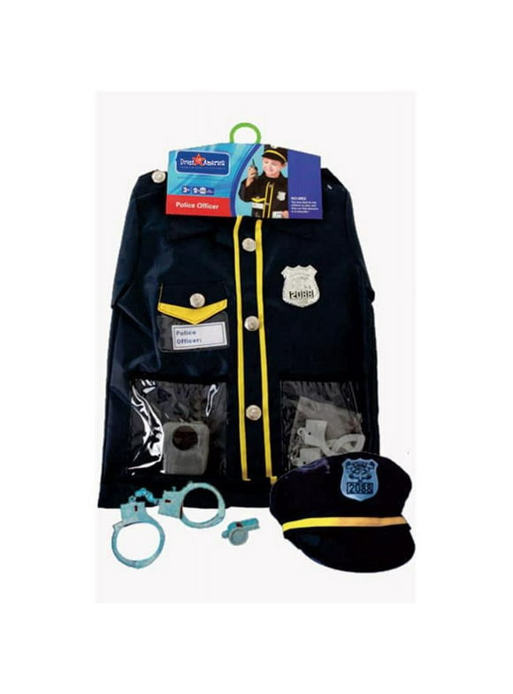 Dress Up America  Police Officer Role Play Dress Up Set - Ages 3-7