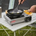 thumbnail image 6 of Coleman Tabletop Portable Butane Gas Camping Stove, 1 Burner, Gray, 6 of 9