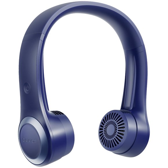Ventilador de cuello Gaiatop portátil recargable 4000 mAh Azul