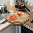 thumbnail image 1 of Wooden Cutting Board for Kitchen & Dining | Multipurpose Chopping Block with Built-In Side Handles, Juice Grooves, Knife-Safe Surface, Scratch Resistant | Serving Tray or Cheese Platter | 1 Board, 1 of 5