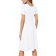 thumbnail image 3 of Vestido de verano casual de manga corta para mujer, vestido de cintura imperio con bolsillos, 3 of 5