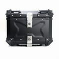 thumbnail image 2 of Mescukay 65L Motorcycle Top Case, Waterproof Aluminum Motorcycle Trunk Tour Tail Box with Anti-Theft Lock System, Reflective Strips Design for Helmet Luggage, 2 of 7