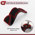 thumbnail image 6 of Unique Bargains 2 Pcs for Purses and Bags, Umbrella Etc Car Seat Headrest Hook Sturdy Car Seat Back Organizer Hooks Red ABS Rhinestone 2.56"x1.38", 6 of 7