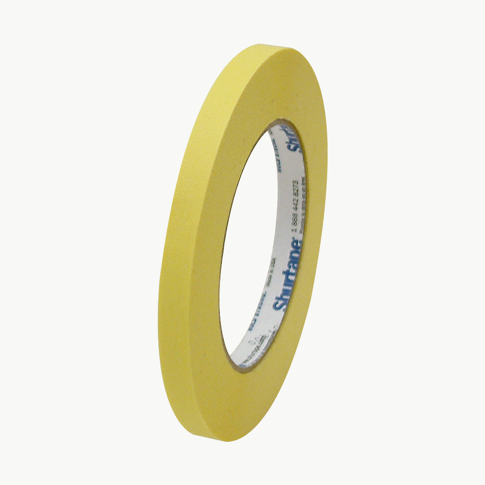 Shurtape CP631 Colored Masking Tape 3/8 in x 60 yds. (Yellow