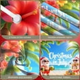thumbnail image 4 of Tropical Christmas Beach Theme Santa Claus Banner Holiday Decoration Festive Design Summer Party Decor for Beach Party Tropical Celebration Holiday Gathering, 4 of 9