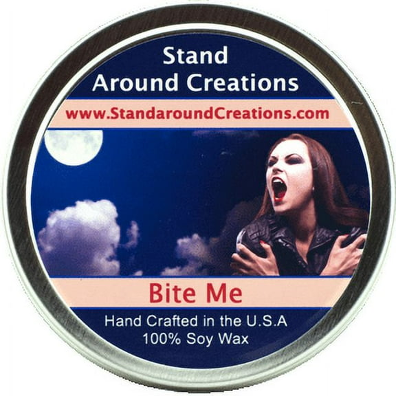 BITE ME TIN 6-OZ. ALL NATURAL SOY CANDLE