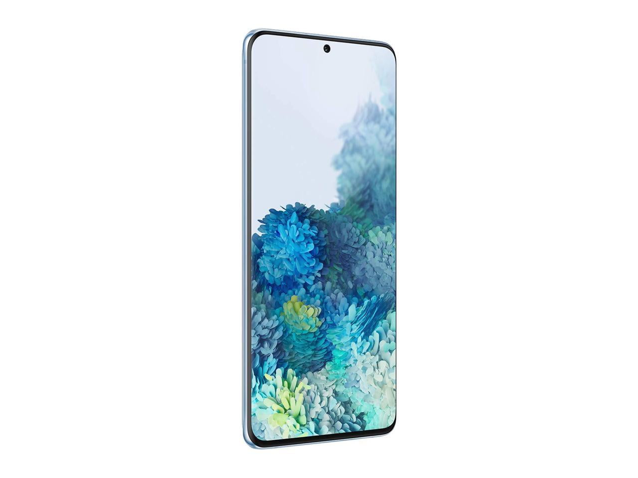 Restored Samsung Galaxy S20+ Plus 5G 128GB Fully Unlocked Phone Cosmic Blue (Refurbished)