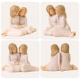 thumbnail image 4 of thovorrnl Sister Figurines, Sister Gifts for Women, Birthday Gift for Best Friend, Hand-Painted Resin Friendship Home Decor Statue for Shelf Desk, 4 of 7