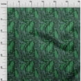 thumbnail image 3 of oneOone Polyester Lycra Green Fabric Leaves Fabric For Sewing Printed Craft Fabric By The Yard 56 Inch Wide, 3 of 5