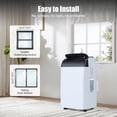 thumbnail image 6 of 14,000 BTU 3-in-1 Portable Air Conditioner for 750 Sq. Ft. with Remote, Timer, Sleep Mode and Window Kit, 6 of 9