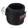 thumbnail image 2 of MRX Weight Lifting Ankle D Ring Straps GYM Workout Weightlifting Thai Strap Black (Single), 2 of 2
