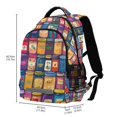 thumbnail image 2 of FORMRS Kids School Backpack Elementary Student Unisex Travel Bookbag with Reflective Stripes, Blue Jam, 2 of 7