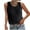 Black-06, variant on HADST Women's Casual Tank Top Loose Fit Sleeveless Shirt Summer Crew Neck Cotton Blend