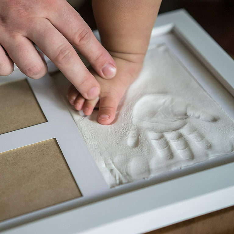 Newborn Baby Handprint and Footprint Keepsake Picture Photo Frame – Hapinest