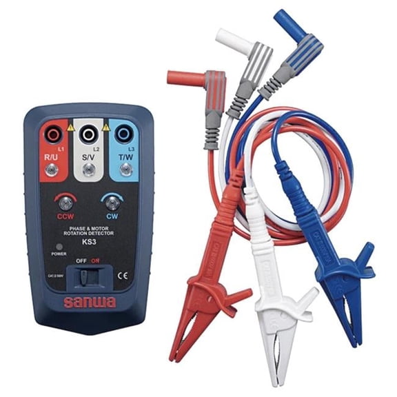 Sanwa KS3 3 Phase/Rotation Motor Detector
