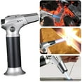 thumbnail image 4 of Blow Torch, Professional Kitchen Cooking Torch with Lock Adjustable Flame Refillable Mini Blow Torch Lighter for BBQ, Baking, Brulee Creme, Crafts and Soldering(Butane Gas Not Included), 4 of 6