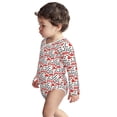 thumbnail image 3 of Xecao Forest Mushrooms Print Baby unisex-baby Cotton Long-sleeve Bodysuits-2 Years, 3 of 6