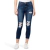 MSRP $80 William Rast Distressed High-Rise Ankle Skinny Jeans Blue Size 26