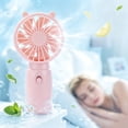 thumbnail image 7 of Juaoua Mini Handheld Fan Bulk,Portable Personal USB Rechargeable Fan,Powerful Battery Operated,Soft Wide Fan With Protective Grille Cover,Small Personal Fan For Outdoor Travel Commute,Green, 7 of 7